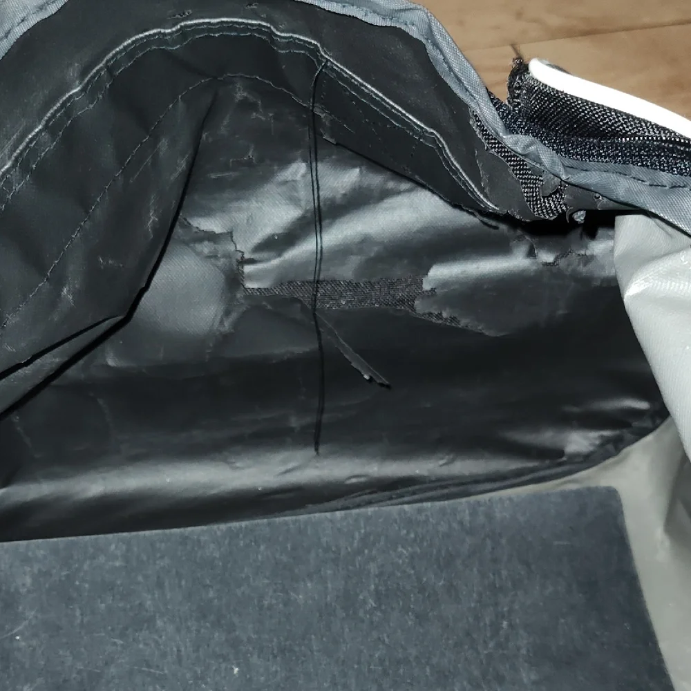 Adidas Classic Black Duffel Bag with White Accents - Picture 8 of 11